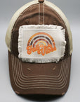 Rainbow Fall Vibes Pumpkin Patch Hat