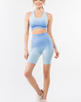 OTOS Active Ombre Seamless Biker Short Set