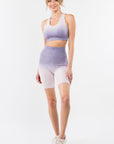 OTOS Active Ombre Seamless Biker Short Set