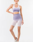 OTOS Active Ombre Seamless Biker Short Set