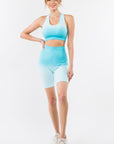 OTOS Active Ombre Seamless Biker Short Set