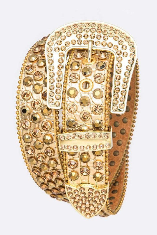 PLUS Crystal Statement Western Belt