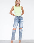 Insane Gene High Rise Straight Jeans