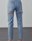 Insane Gene High Rise Straight Ankle Jean