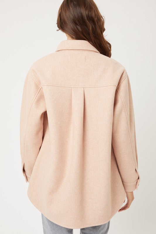 Oversized Fleece Shacket - Online Only