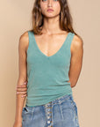 POL Sleeveless Relaxed Fit Tank Top