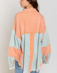 POL Colorblock Oversized Jacket