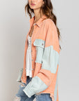 POL Colorblock Oversized Jacket