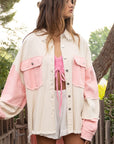 POL Colorblock Oversized Jacket