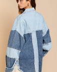 POL Colorblock Oversized Jacket