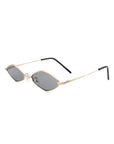 Slim Narrow Diamond Hexagonal Fashion Sunglasses