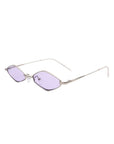 Slim Narrow Diamond Hexagonal Fashion Sunglasses