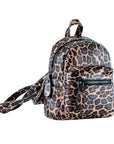 Travel Small Leopard Print PU Backpack