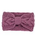 Winter Crochet Bow Twisted Head Band