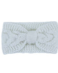 Winter Crochet Bow Twisted Head Band