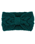 Winter Crochet Bow Twisted Head Band