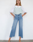 Insane Gene High Rise Wide Leg Ankle Jeans