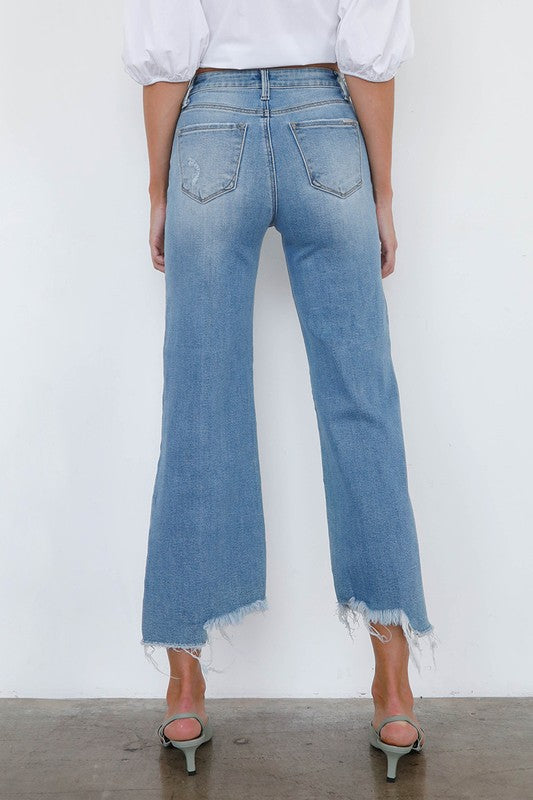 Insane Gene High Rise Wide Leg Ankle Jeans