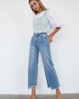 Insane Gene High Rise Wide Leg Ankle Jeans