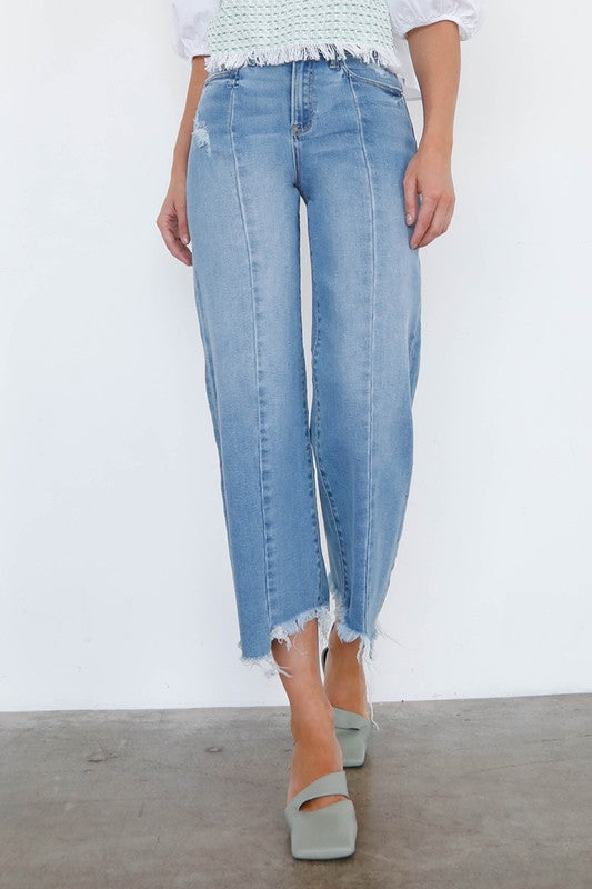 Insane Gene High Rise Wide Leg Ankle Jeans