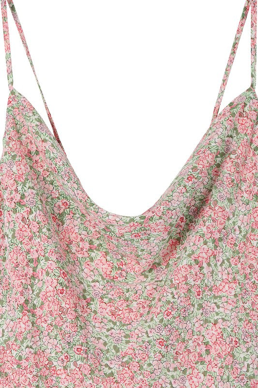 Lilou Cami Floral Print Dress