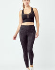 OTOS Active Black Leopard Leggings