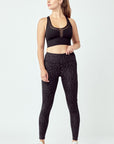 OTOS Active Black Leopard Leggings