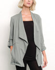 Fabina Hemp Open Front Jacket