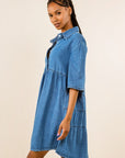 Women's Fashion Denim Dress by Claude