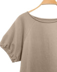 Fabina Hemp Balloon Sleeve Top