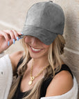 Suede Boyfriend Ball Cap Hat - Online Only