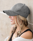 Suede Boyfriend Ball Cap Hat - Online Only