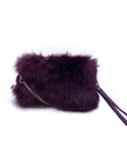 Furry Wristlet Hand Bag