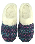 Mermaid Tail Purp - Women's Cozy Sherpa Slipper