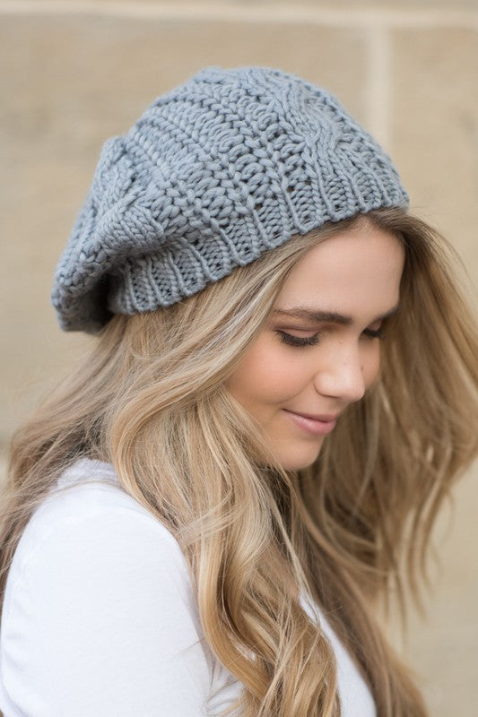 Knit Slouchy Beret - Online Only