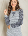 PLUS Stripe Two Tone Tunic