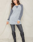 PLUS Stripe Two Tone Tunic