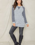 PLUS Stripe Two Tone Tunic