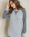 PLUS Stripe Two Tone Tunic