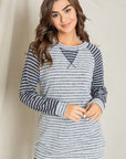 PLUS Stripe Two Tone Tunic