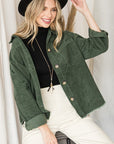 Jade By Jane Ribbed Velvet Jacket