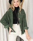 Jade By Jane Ribbed Velvet Jacket