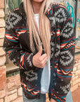 Aztec Fleece Coat