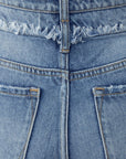 Denim Lab USA High Rise Double Waistband Released Hem Jeans