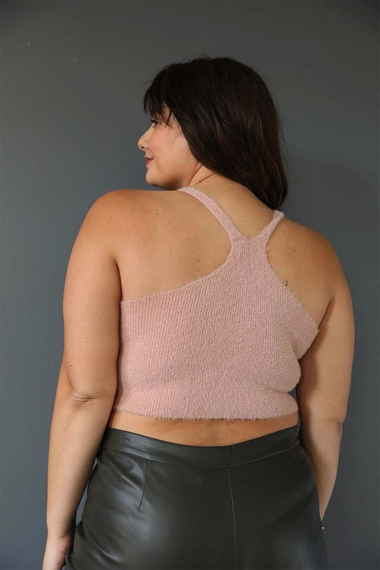 Leto Accessories Plus Size Racerback Cozy Lounge Brami