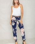 Plus Rose Print Jogger