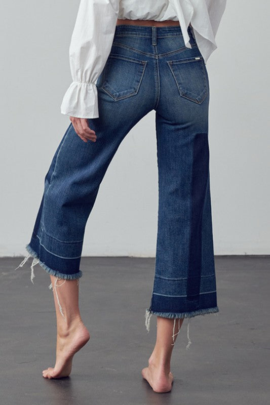 Insane Gene Mid-Rise Crop Flare Jeans