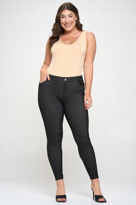 Yelete Reversible V-Neck Basic Tank Top Thong Bodysuit
