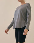 Fabina Bamboo Dolman Long Sleeve Top