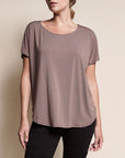 Fabina Bamboo Casual Dolman Sleeve Top